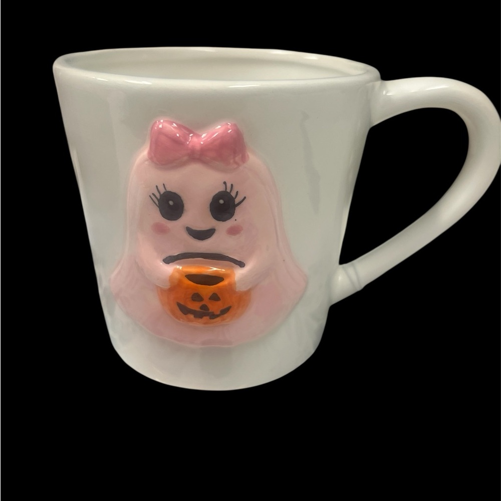 Pink Ghost Mug by - Picture 3 of 4